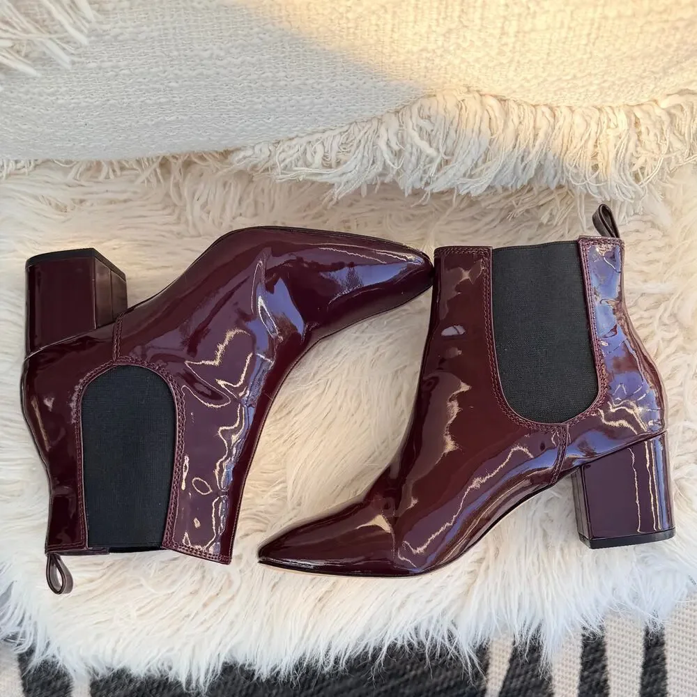 Express glossy oxblood